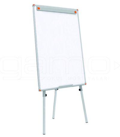 GM010-103 Flipchart Yazı Tahtası Emaye Beyaz
