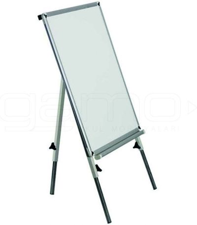GM012-101 Teleskopik Ayaklı Yazı Tahtası Laminat Beyaz