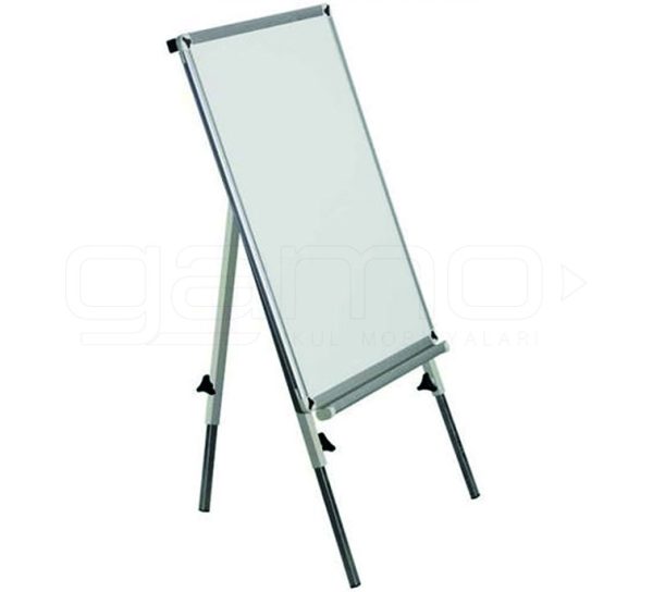 GM012-101 Teleskopik Ayaklı Yazı Tahtası Laminat Beyaz