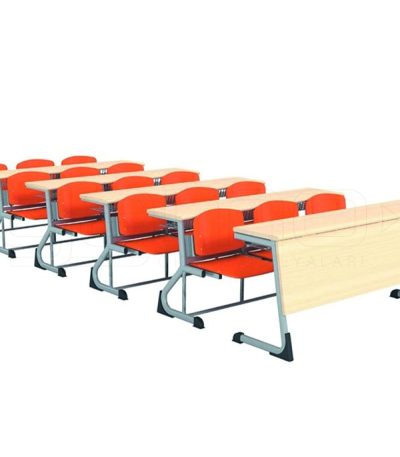 GM024-102 Üçlü Ahşap Amfi Sırası