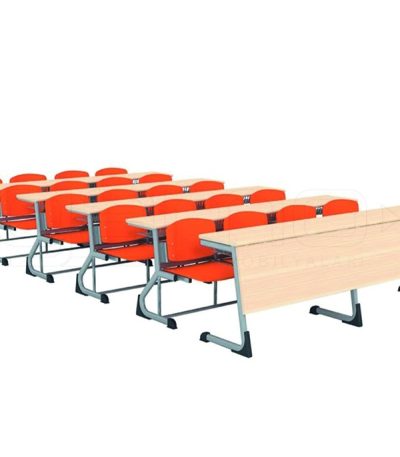 GM024-103 Dörtlü Ahşap Amfi Sırası