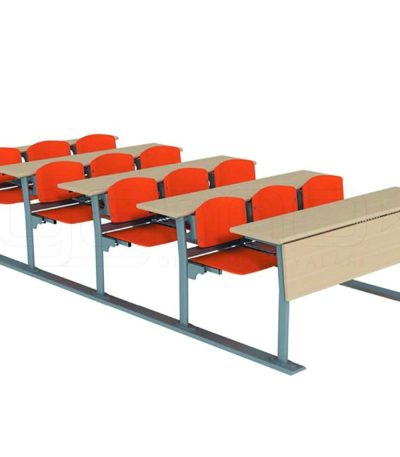 GM024-302 Üçlü Ahşap Amfi Sırası