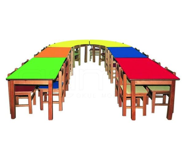 GM030-104 Anaokulu Öğrenci Masası ve Sandalyesi