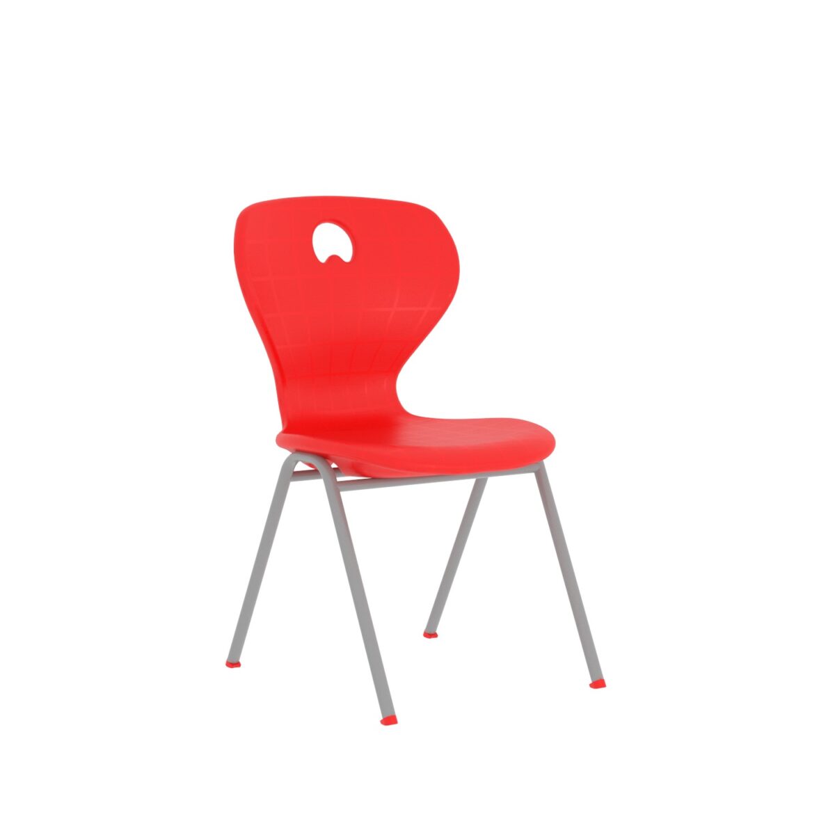 Koç Anasınıfı Monoblok Sandalye Kırmızı - Görsel 2