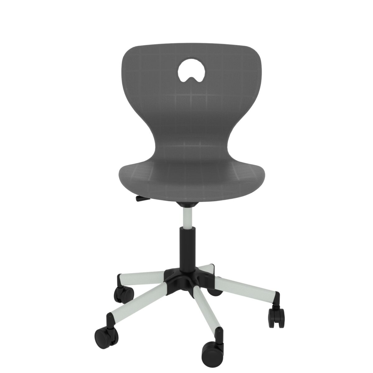 Koç Yıldız Ayak Gri (Antrasit)-2 Koç Döner Monoblok Sandalye - Görsel 1