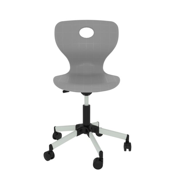 Valentina Döner Monoblok Sandalye Gri