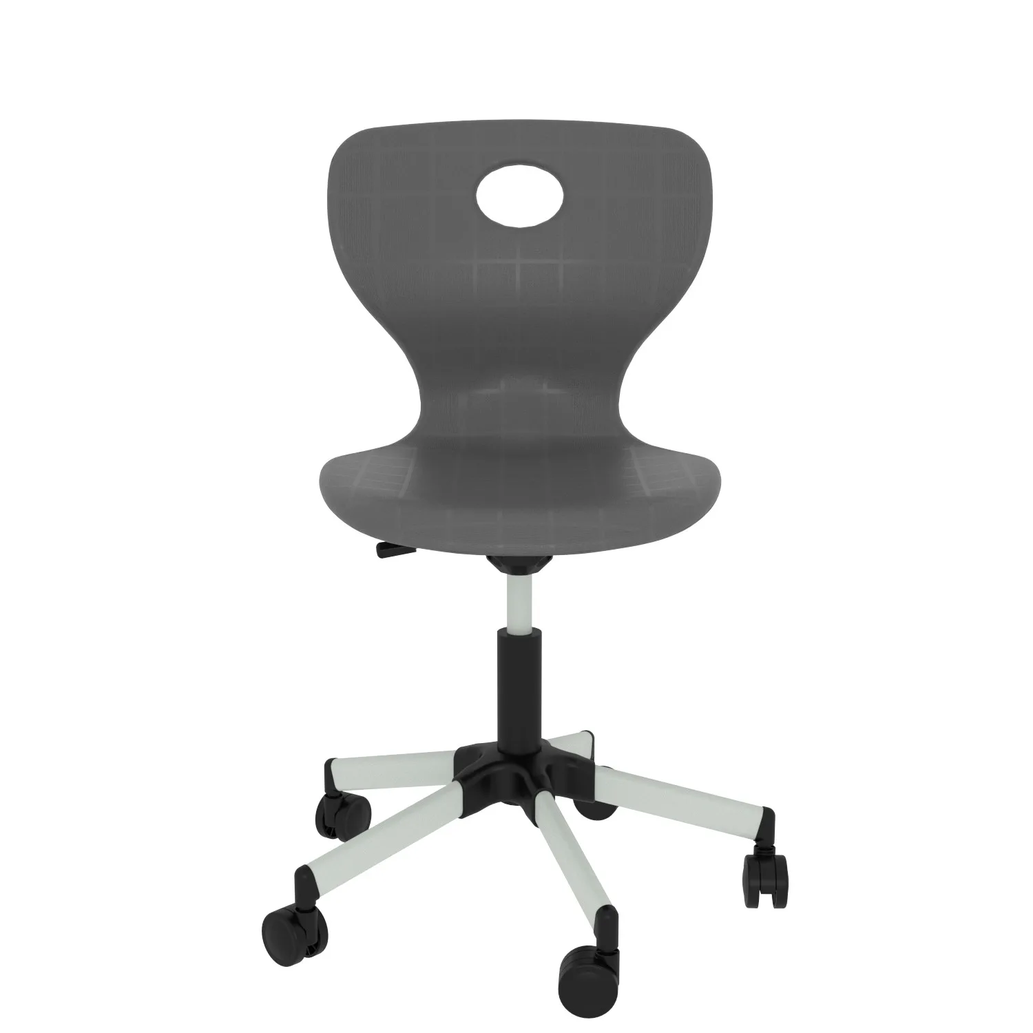 Valentina-Yildiz-Ayak-Gri-Antrasit-2-jpeg.webp Valentina Döner Monoblok Sandalye Antrasit Gri - Görsel 1