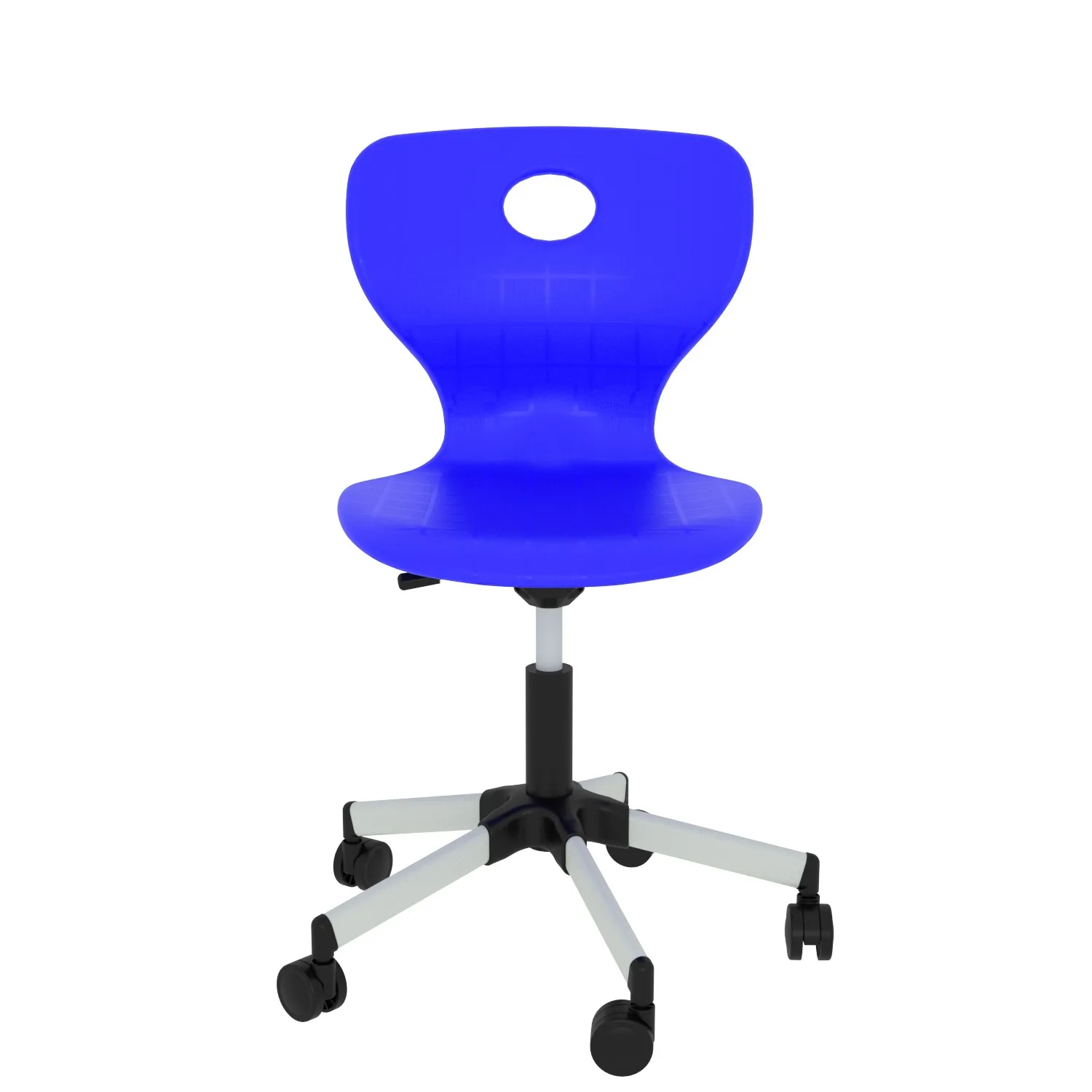 Valentina-Yildiz-Ayak-Mavi-2-jpeg.webp Valentina Döner Monoblok Sandalye Mavi - Görsel 1