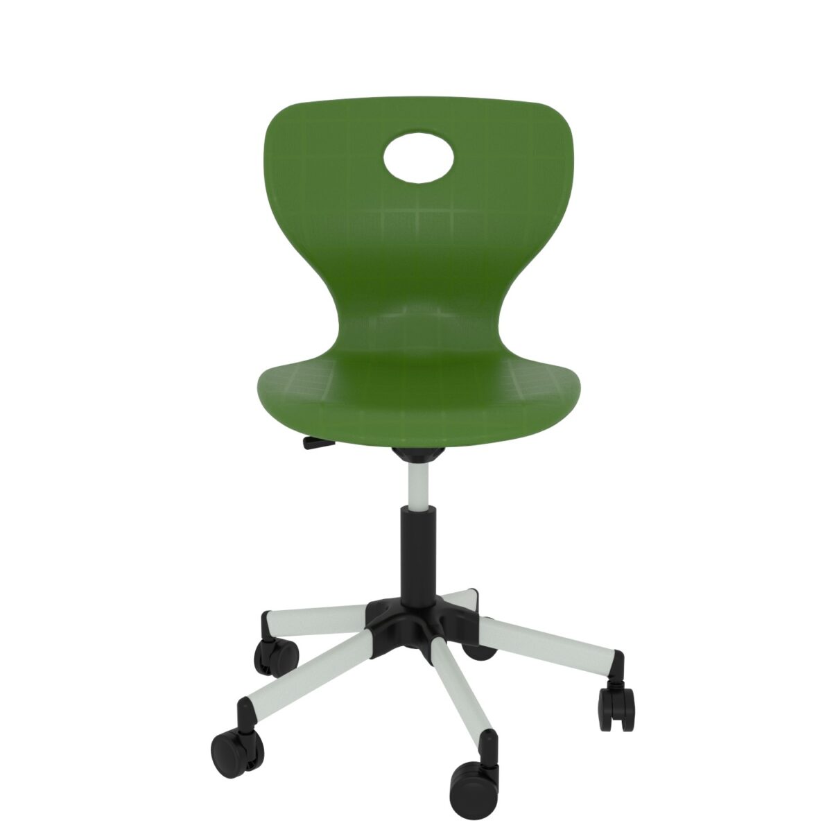 Valentina-Yildiz-Ayak-Yesil-2-jpeg.webp Valentina Döner Monoblok Sandalye Yeşil - Görsel 1